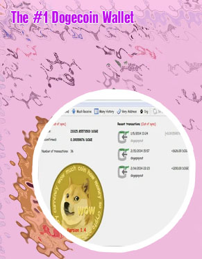Dogecoin crypto wallet