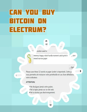 Electrum buy bitcoin